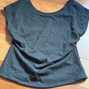NWT ASTR Black Elegant Backless Top Sz Large
